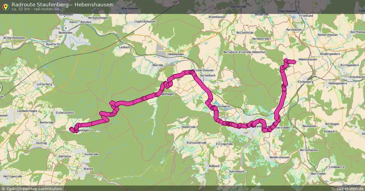 Radtour Staufenberg – Hebenshausen