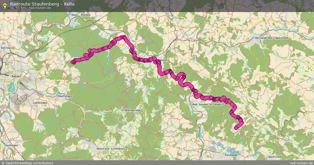 Radtour Staufenberg – Kella