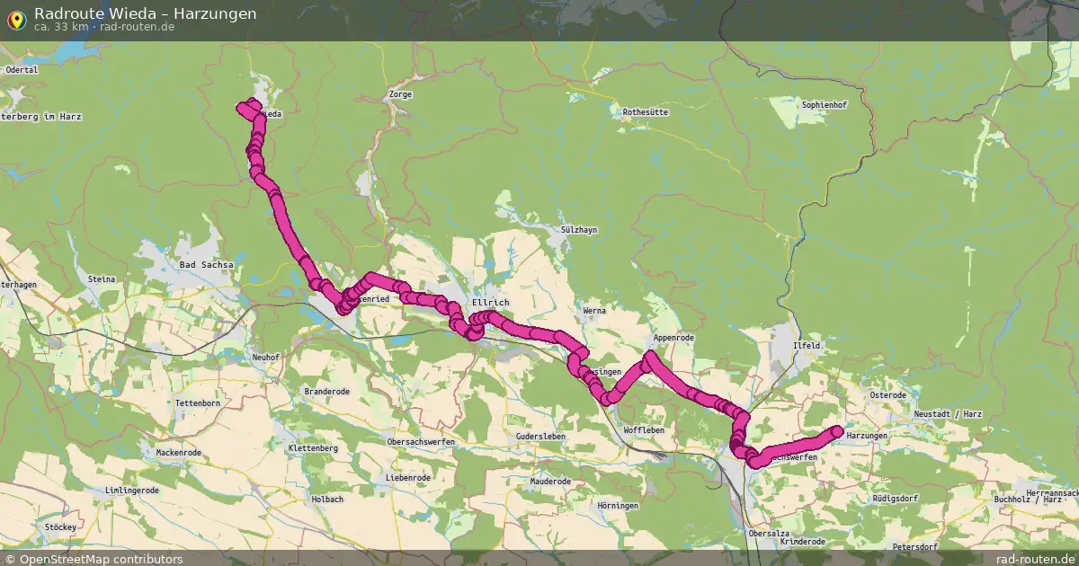 Radtour Wieda – Harzungen