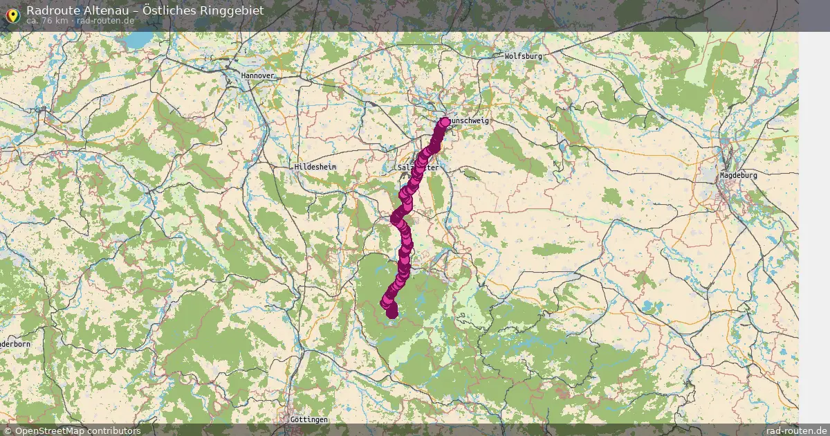 Radtour Altenau – Östliches Ringgebiet