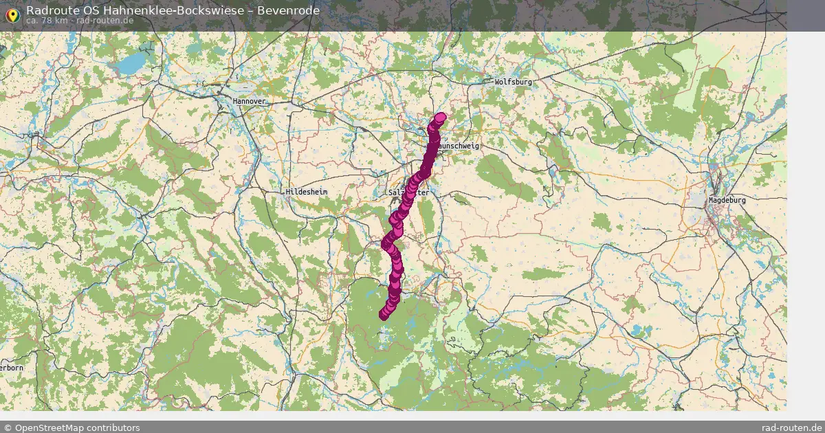 Radtour Os Hahnenklee-Bockswiese – Bevenrode
