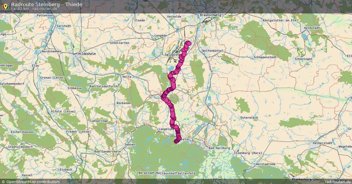 Radtour Steinberg – Thiede