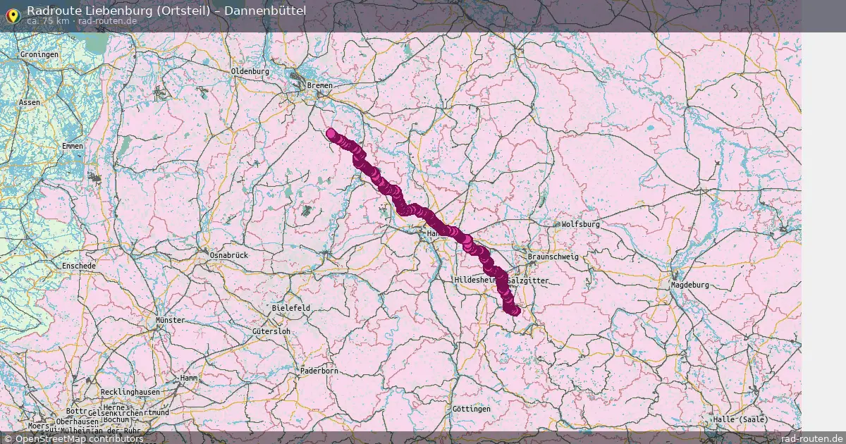 Radtour Liebenburg (Ortsteil) – Dannenbüttel