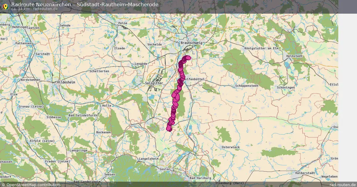 Radtour Neuenkirchen – Südstadt-Rautheim-Mascherode