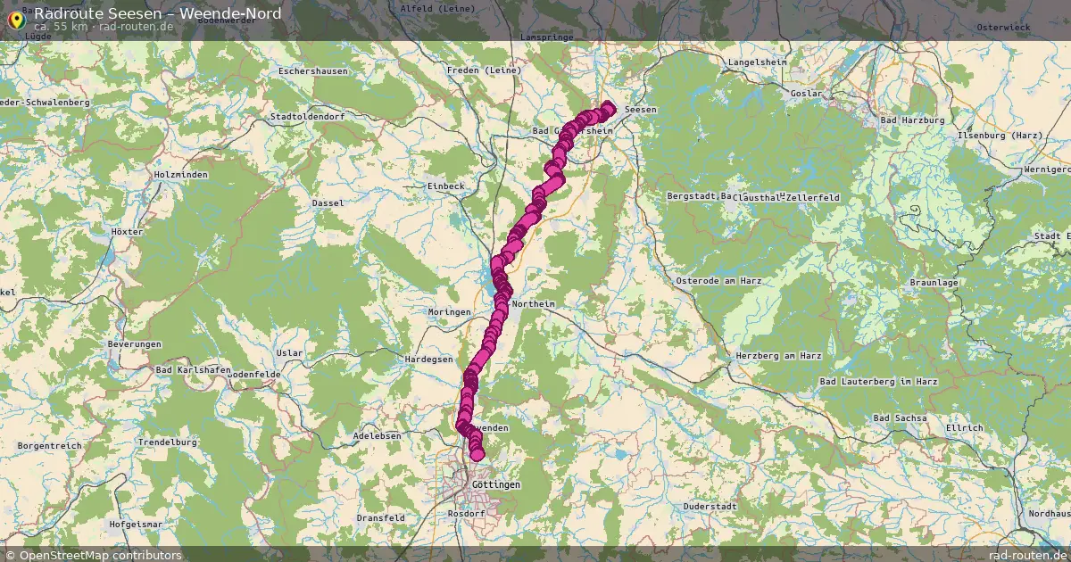 Radtour Seesen – Weende-Nord