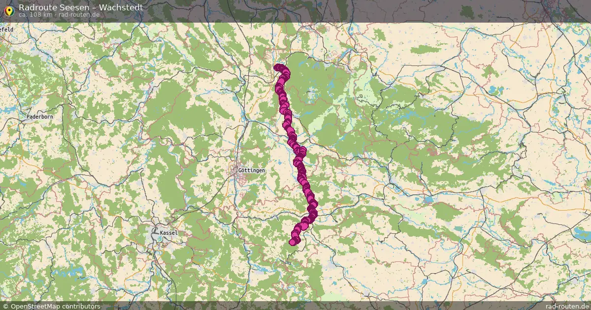 Fahrradroute Seesen – Wachstedt