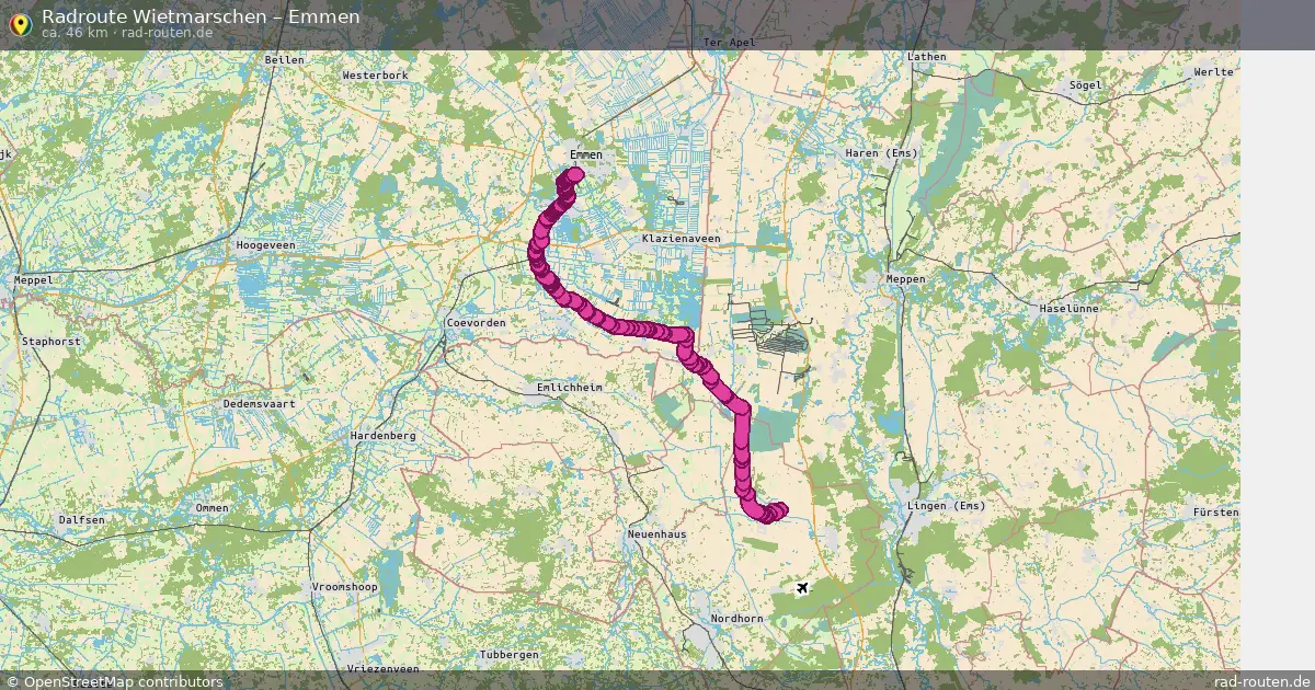 Fahrradroute Wietmarschen – Emmen