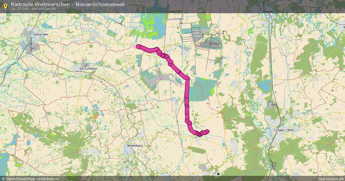 Radtour Wietmarschen – Nieuw-Schoonebeek