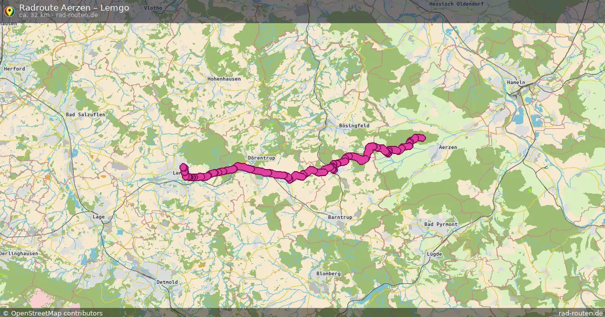 Radtour Aerzen – Lemgo