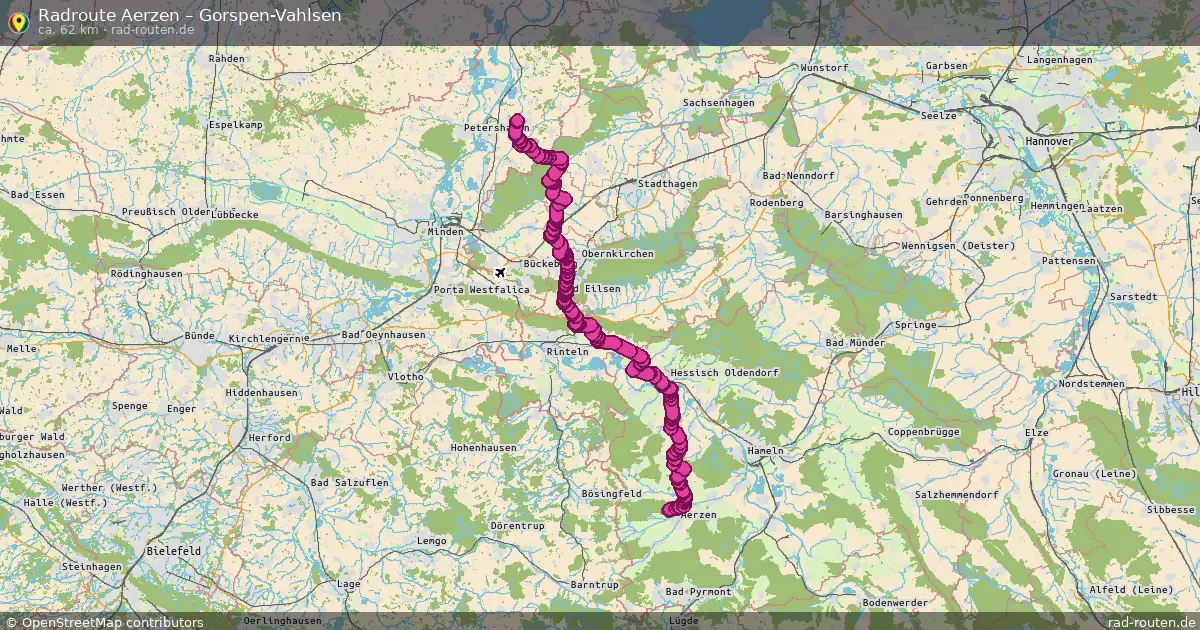 Radtour Aerzen – Gorspen-Vahlsen