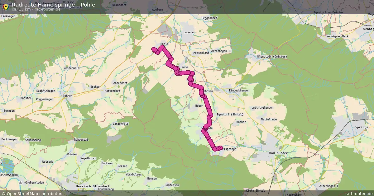 Radtour Hamelspringe – Pohle