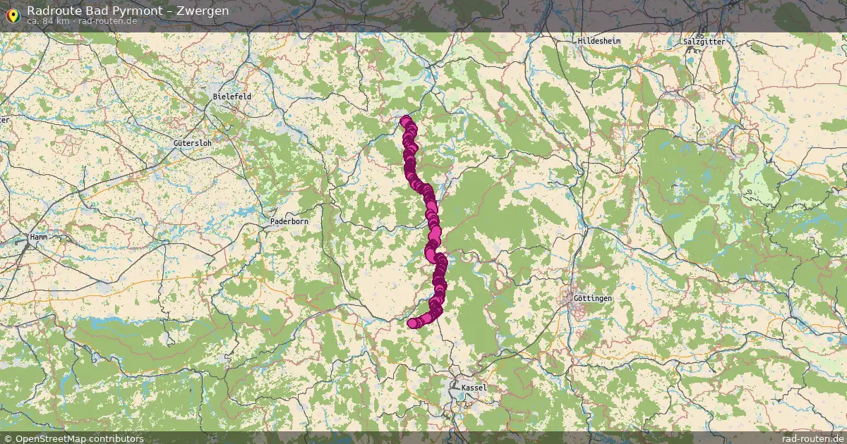 Radtour Bad Pyrmont – Zwergen