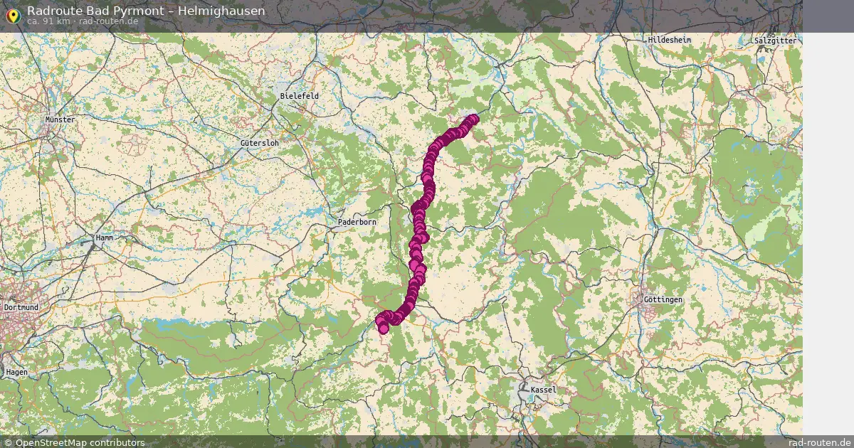 Radtour Bad Pyrmont – Helmighausen