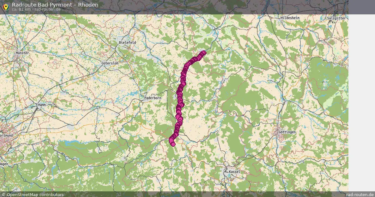 Radtour Bad Pyrmont – Rhoden