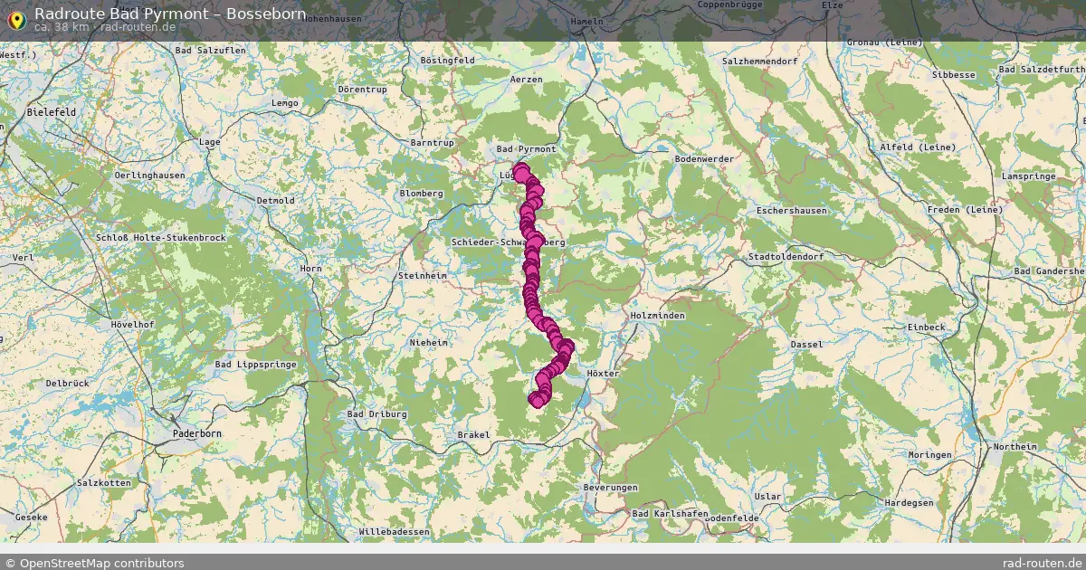 Radtour Bad Pyrmont – Bosseborn