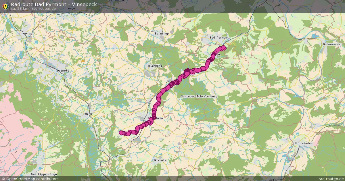 Radtour Bad Pyrmont – Vinsebeck