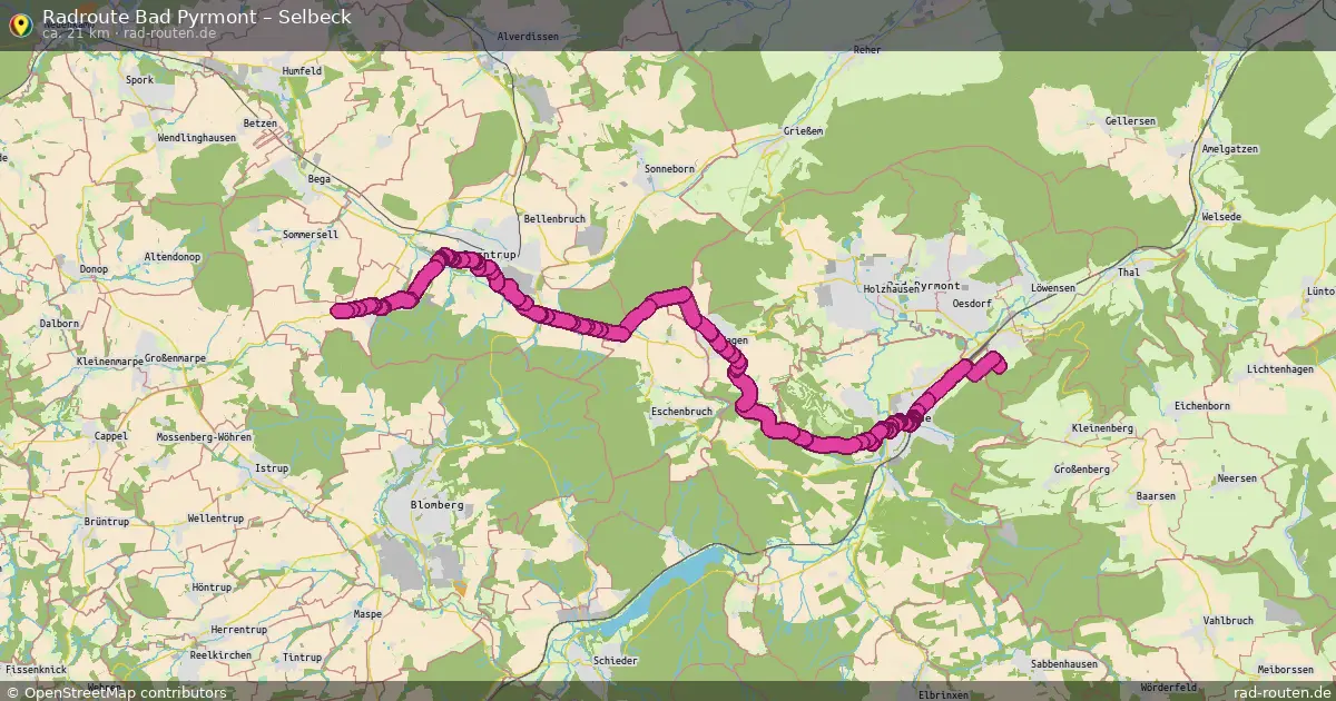 Radtour Bad Pyrmont – Selbeck