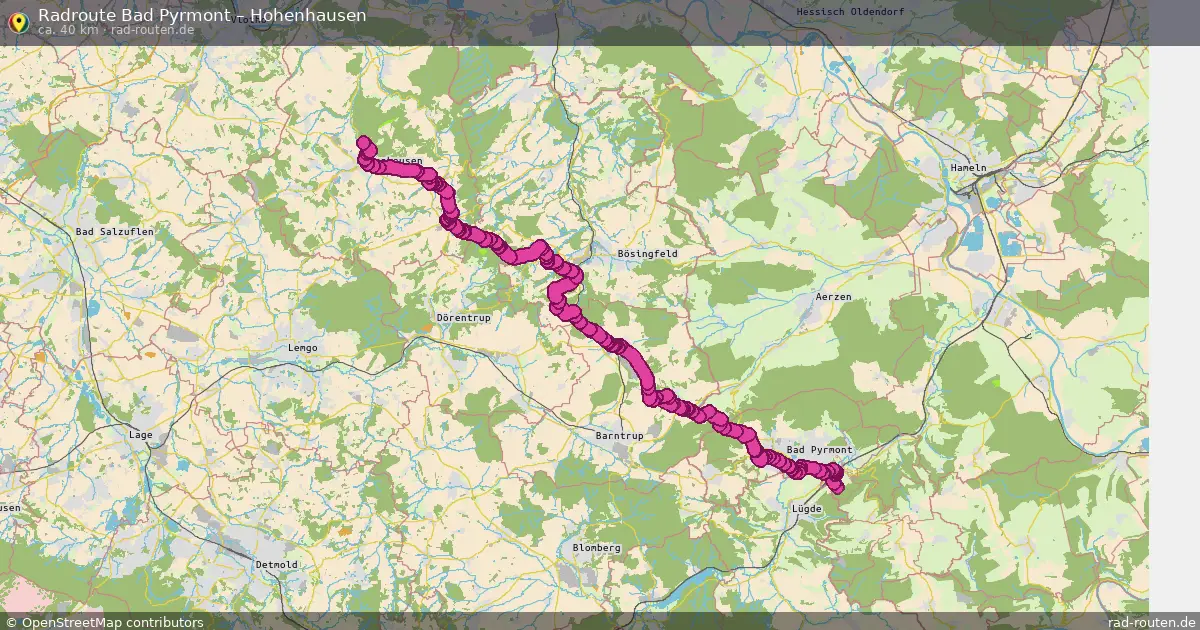 Radtour Bad Pyrmont – Hohenhausen