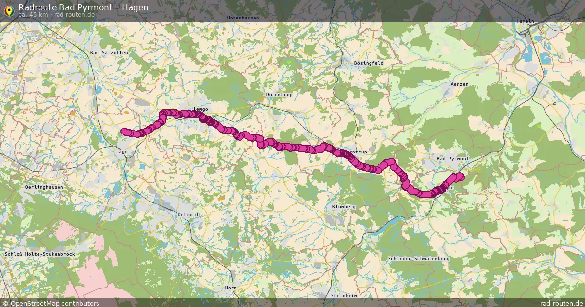 Radtour Bad Pyrmont – Hagen