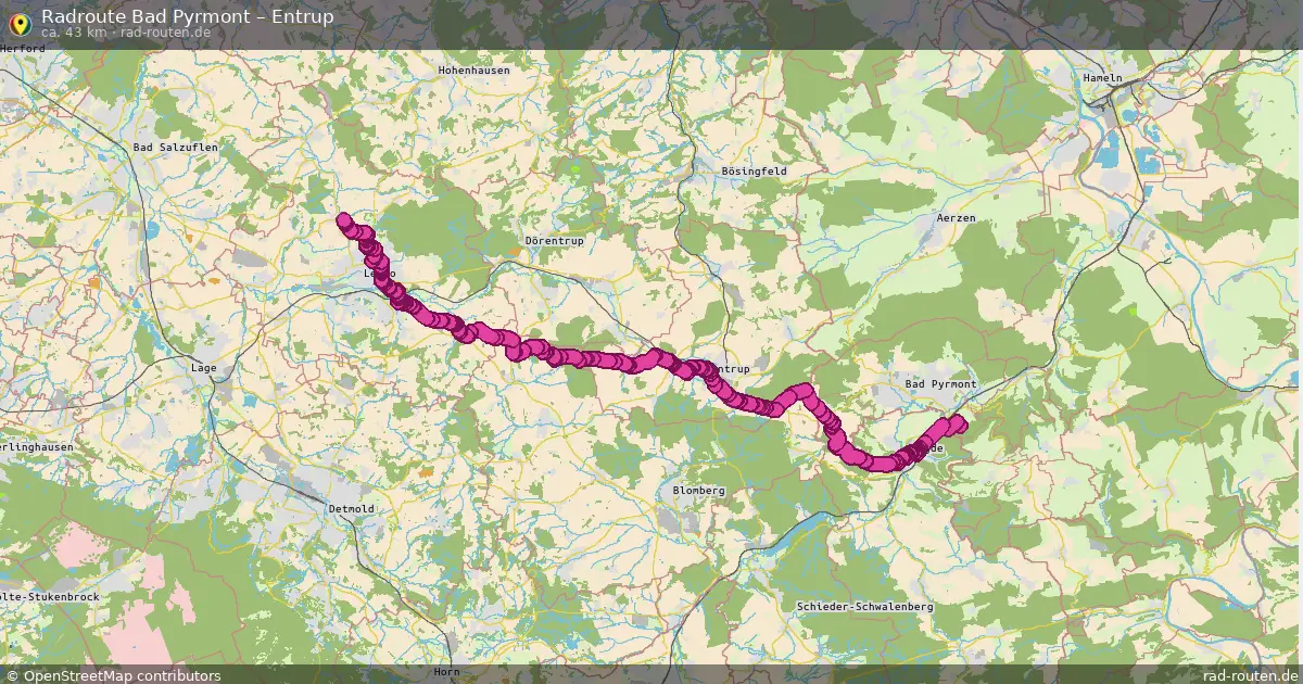 Radtour Bad Pyrmont – Entrup