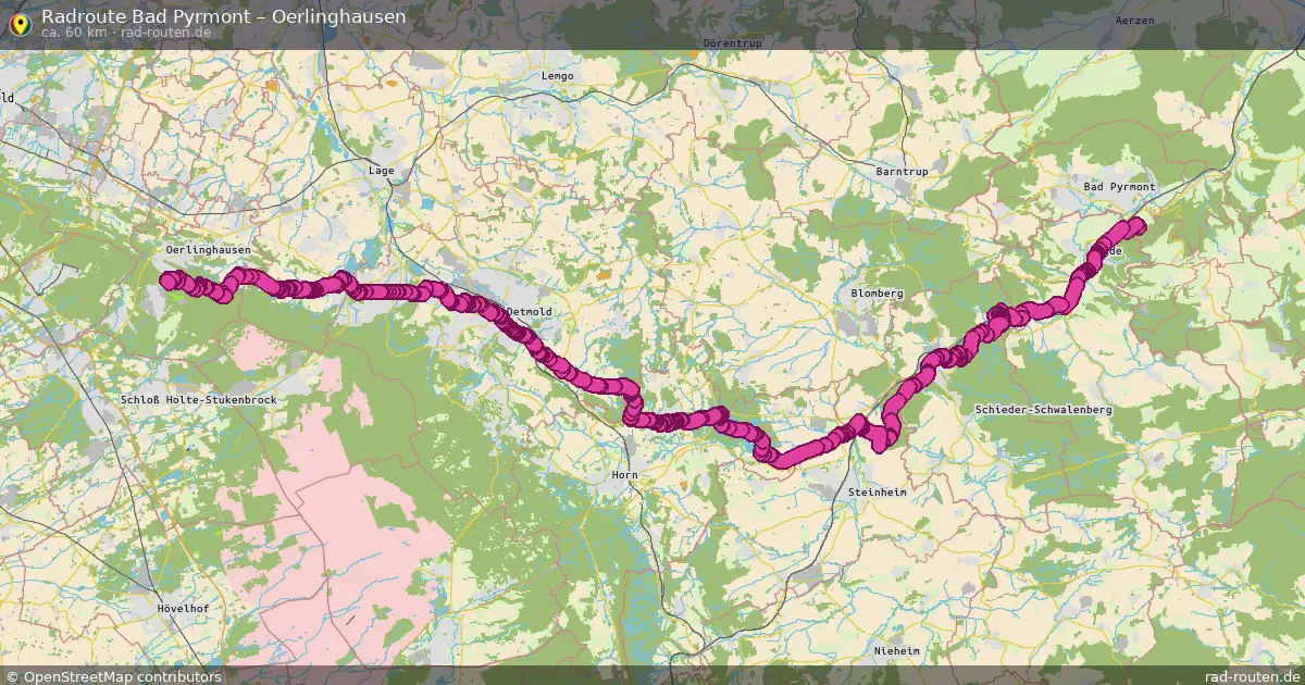 Radtour Bad Pyrmont – Oerlinghausen