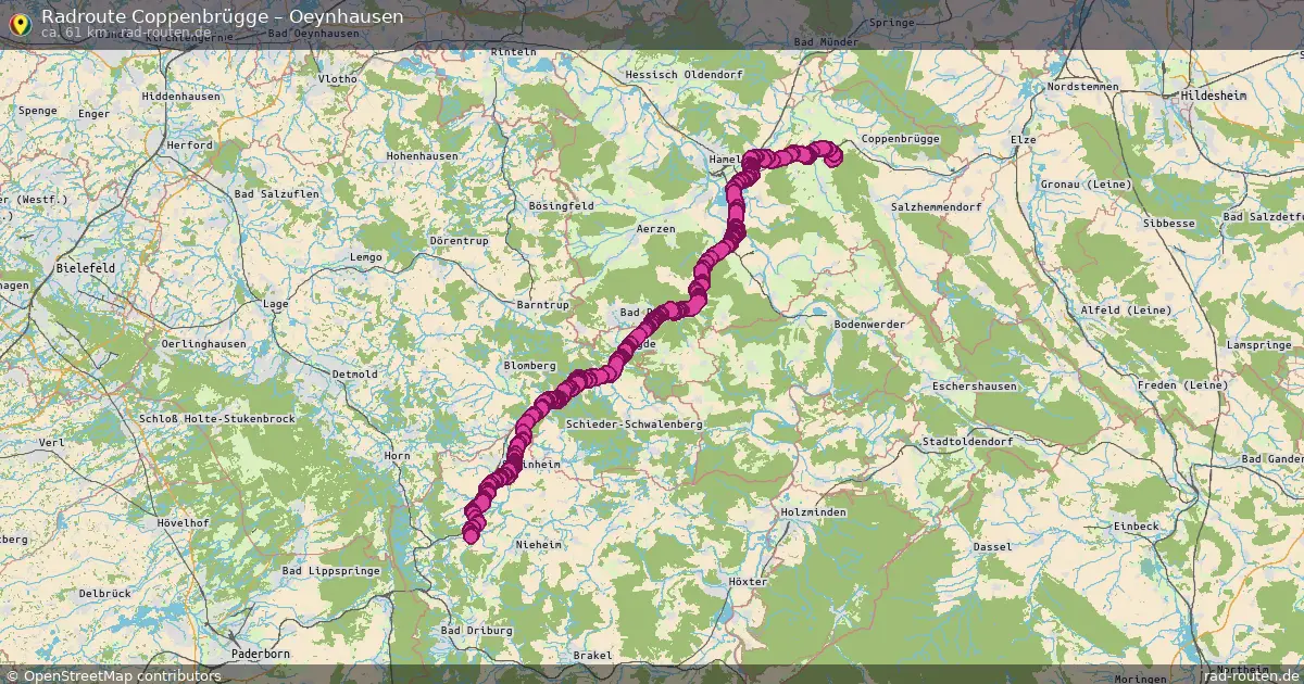 Radtour Coppenbrügge – Oeynhausen