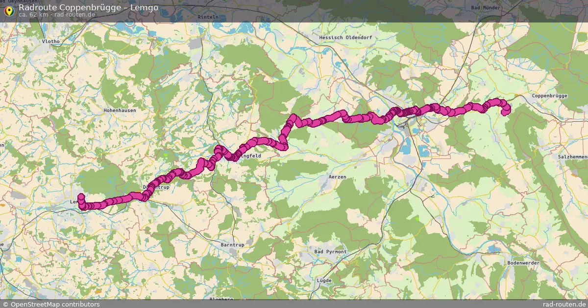 Radtour Coppenbrügge – Lemgo