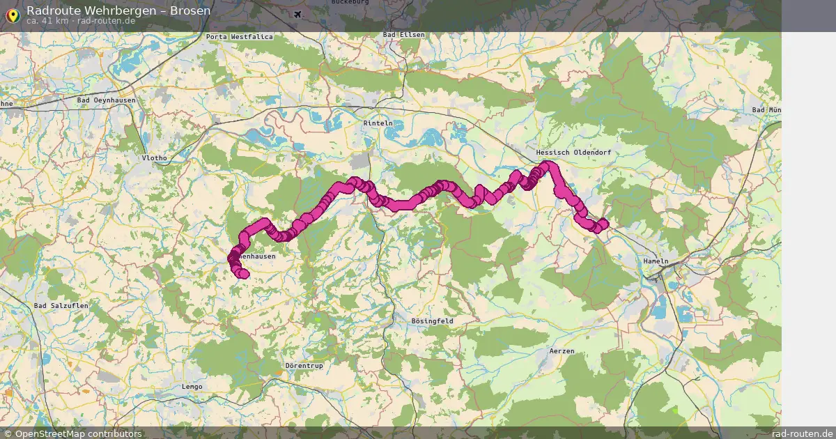 Radtour Wehrbergen – Brosen