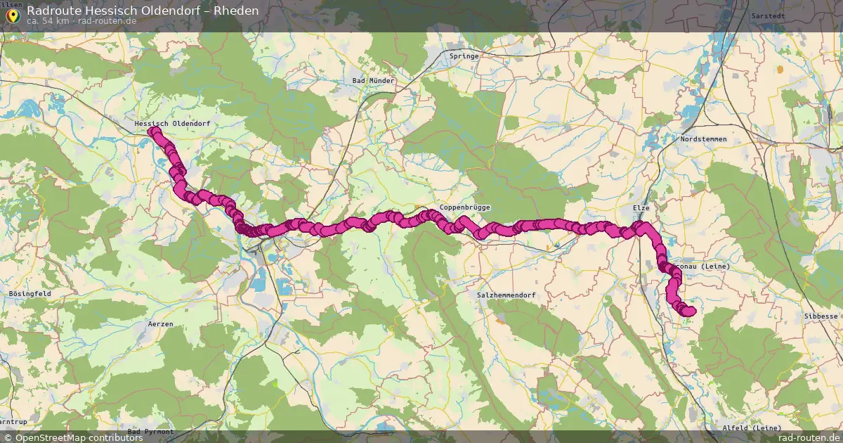 Radtour Hessisch Oldendorf – Rheden