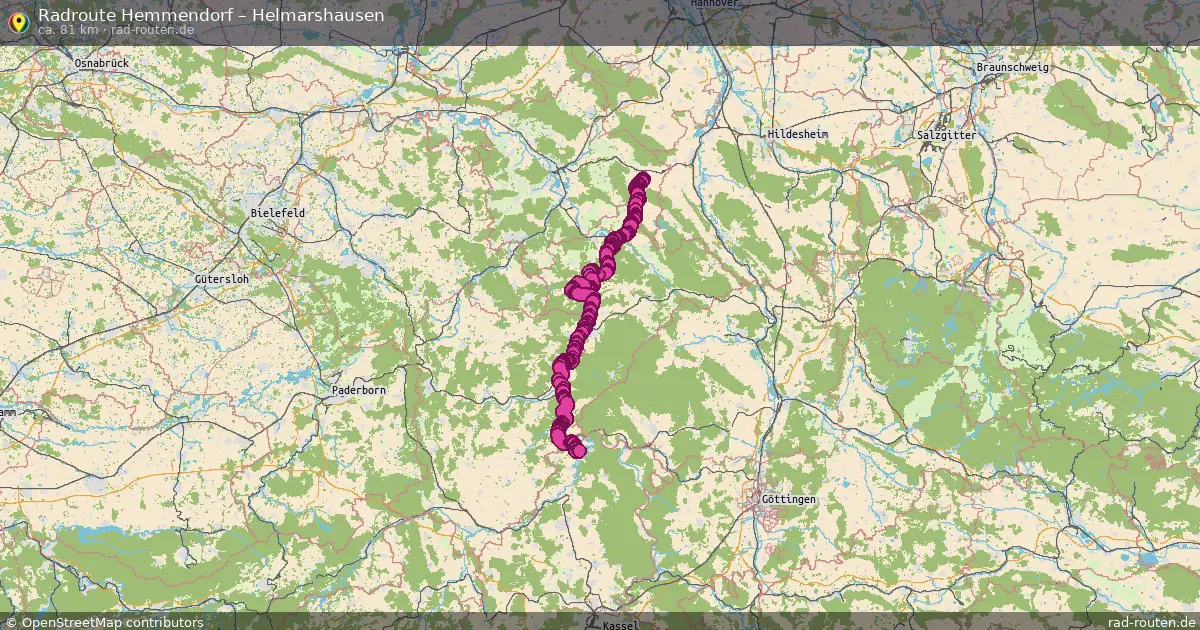 Radtour Hemmendorf – Helmarshausen