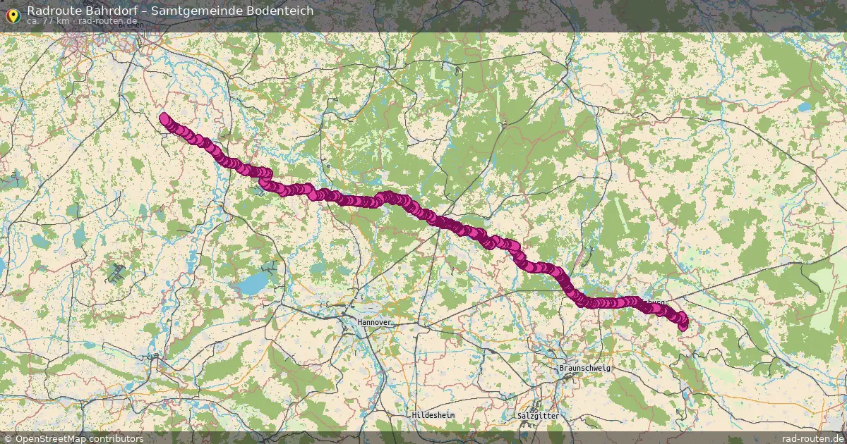Radtour Bahrdorf – Samtgemeinde Bodenteich