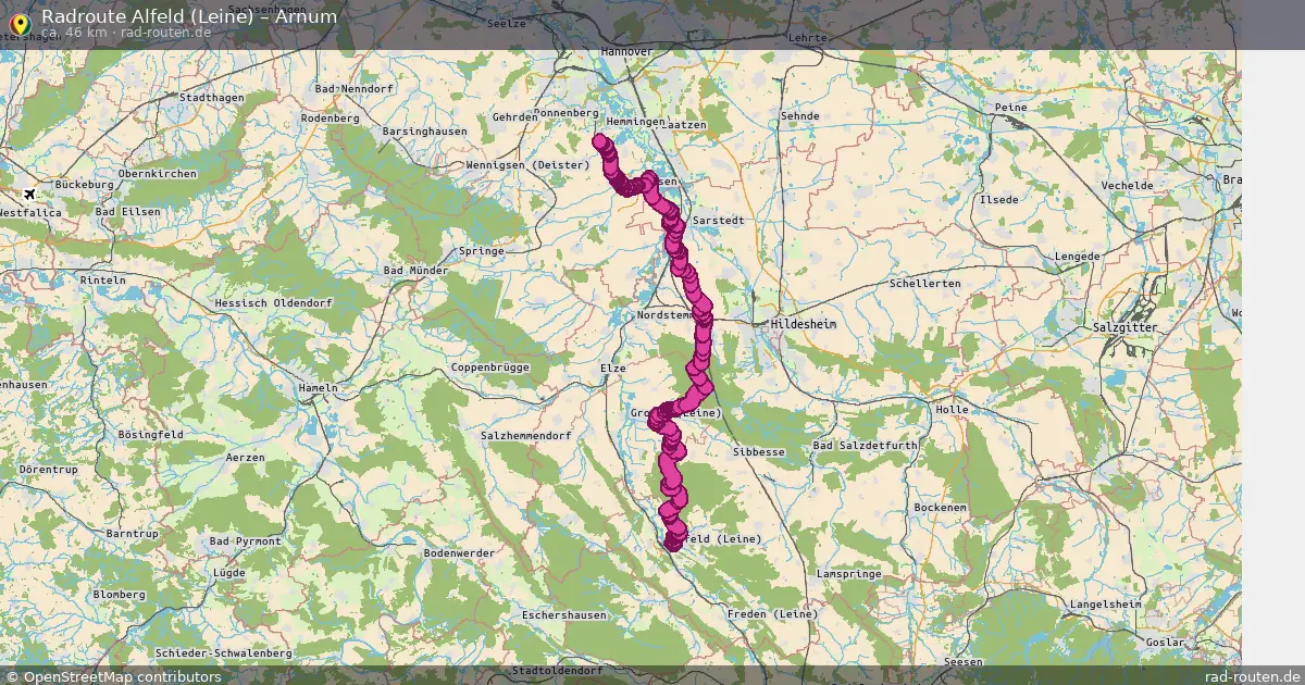 Radtour Alfeld (Leine) – Arnum