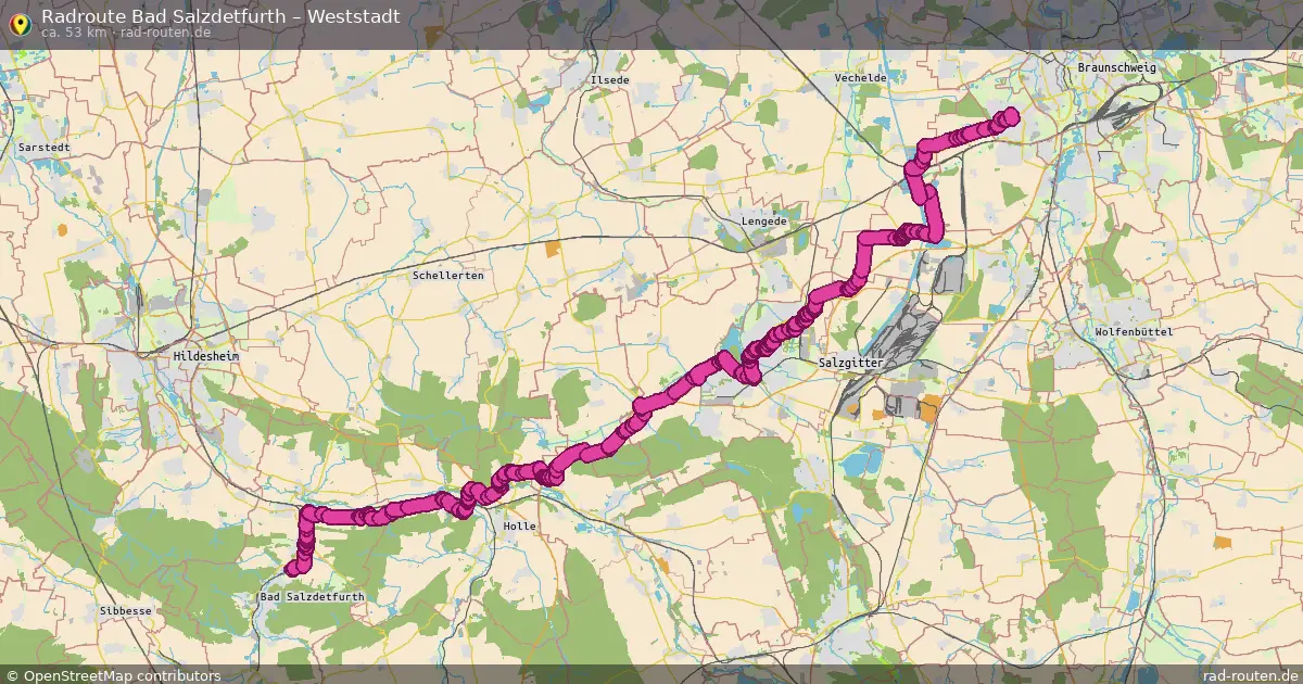 Radtour Bad Salzdetfurth – Weststadt