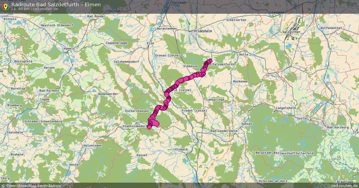 Radtour Bad Salzdetfurth – Eimen