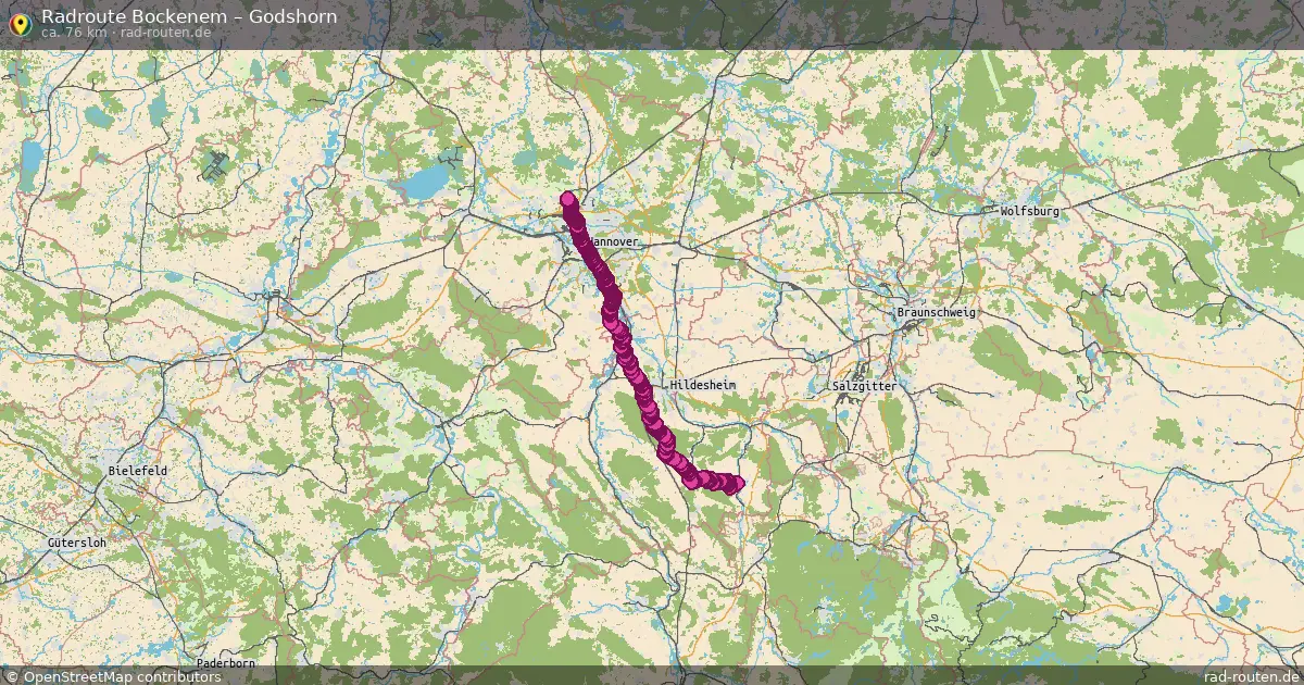 Fahrradroute Bockenem – Godshorn