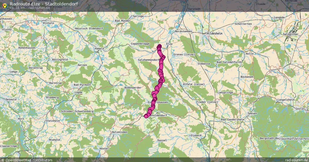 Radtour Elze – Stadtoldendorf