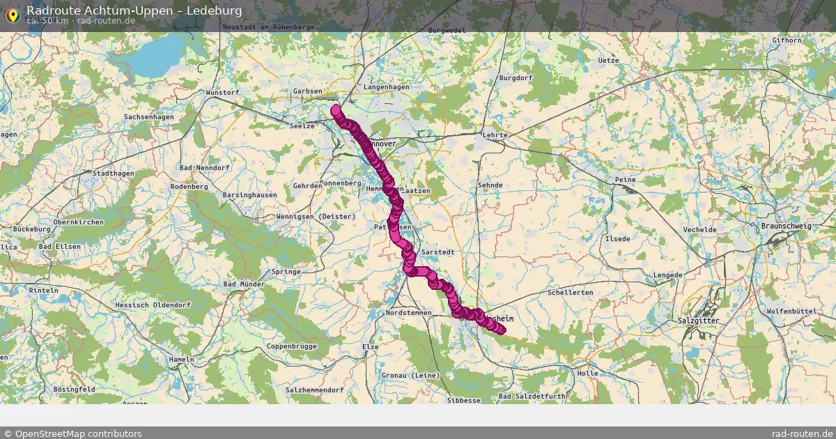 Radtour Achtum-Uppen – Ledeburg