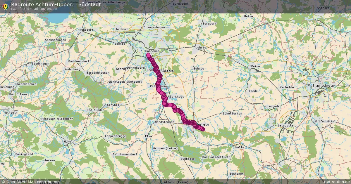 Radtour Achtum-Uppen – Südstadt