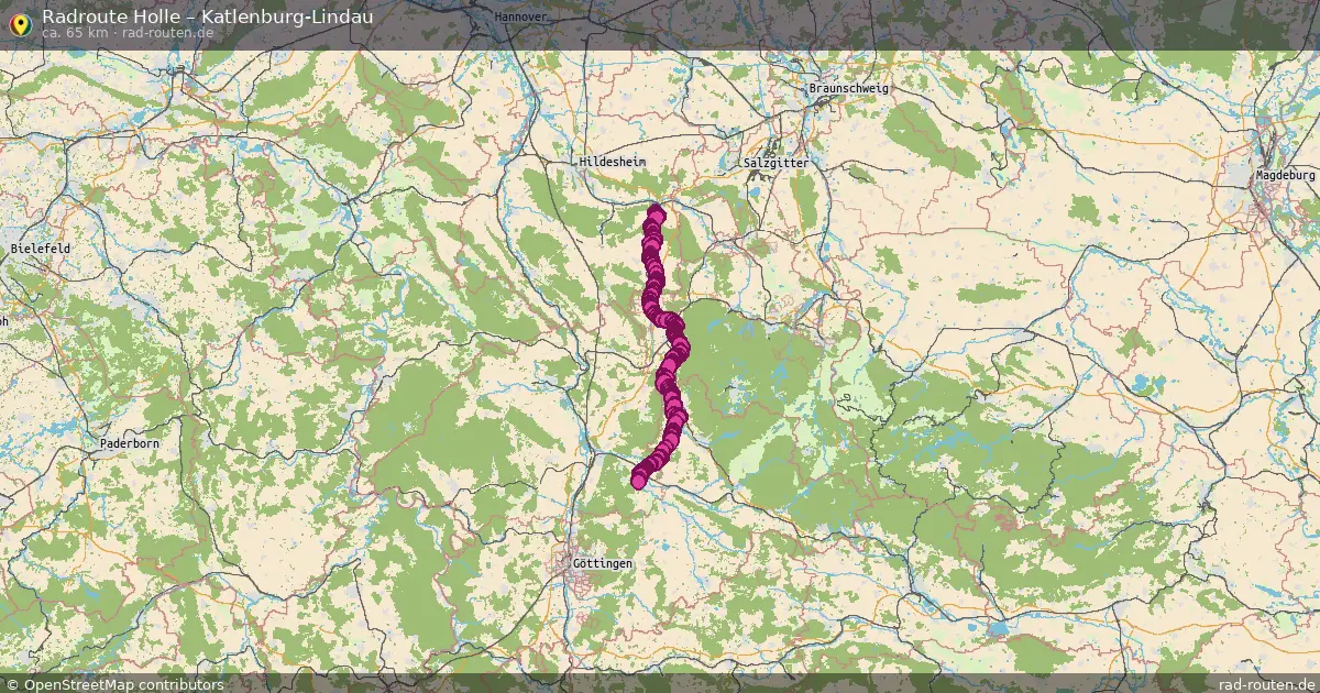 Radtour Holle – Katlenburg-Lindau