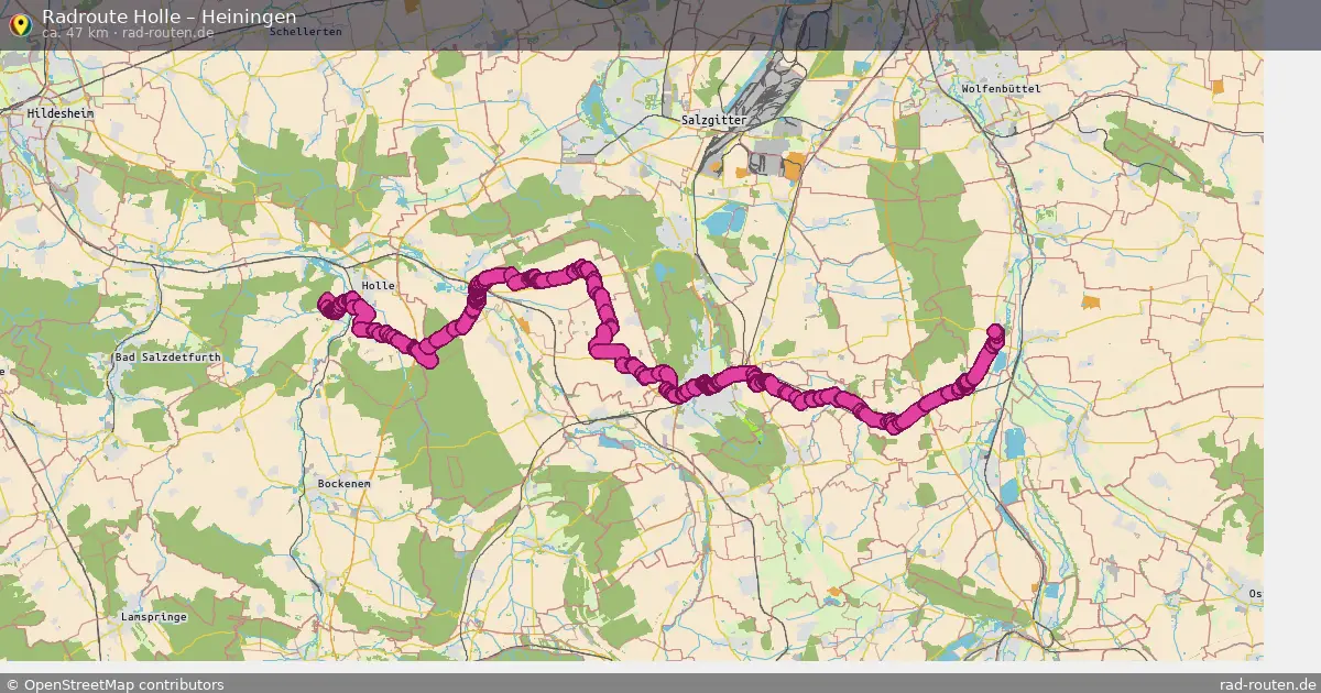 Radtour Holle – Heiningen