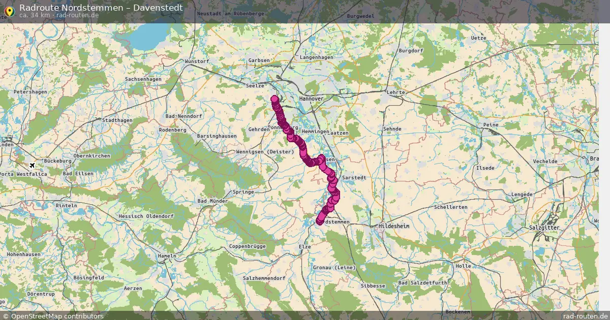 Radtour Nordstemmen – Davenstedt