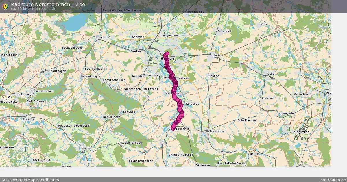 Radtour Nordstemmen – Zoo