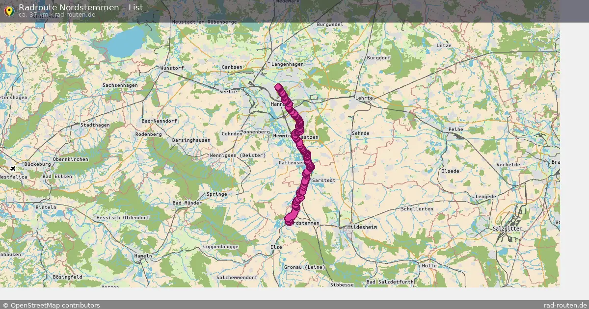Radtour Nordstemmen – List