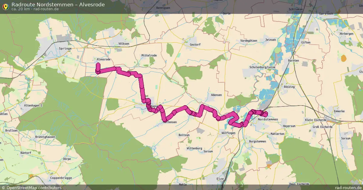 Radtour Nordstemmen – Alvesrode