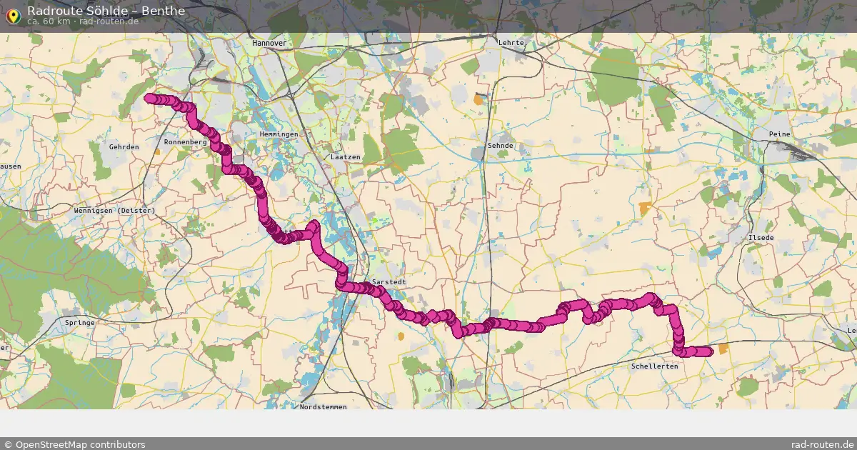 Radtour Söhlde – Benthe