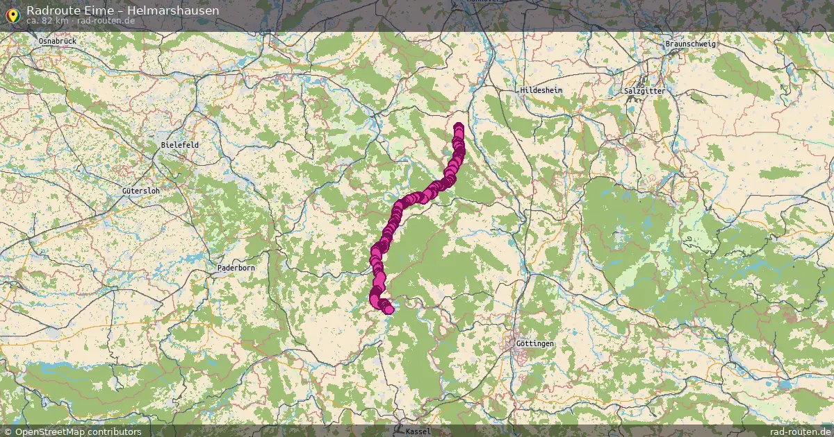 Radtour Eime – Helmarshausen