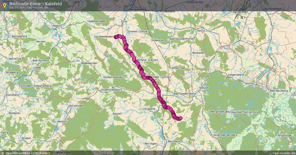 Radtour Eime – Kalefeld