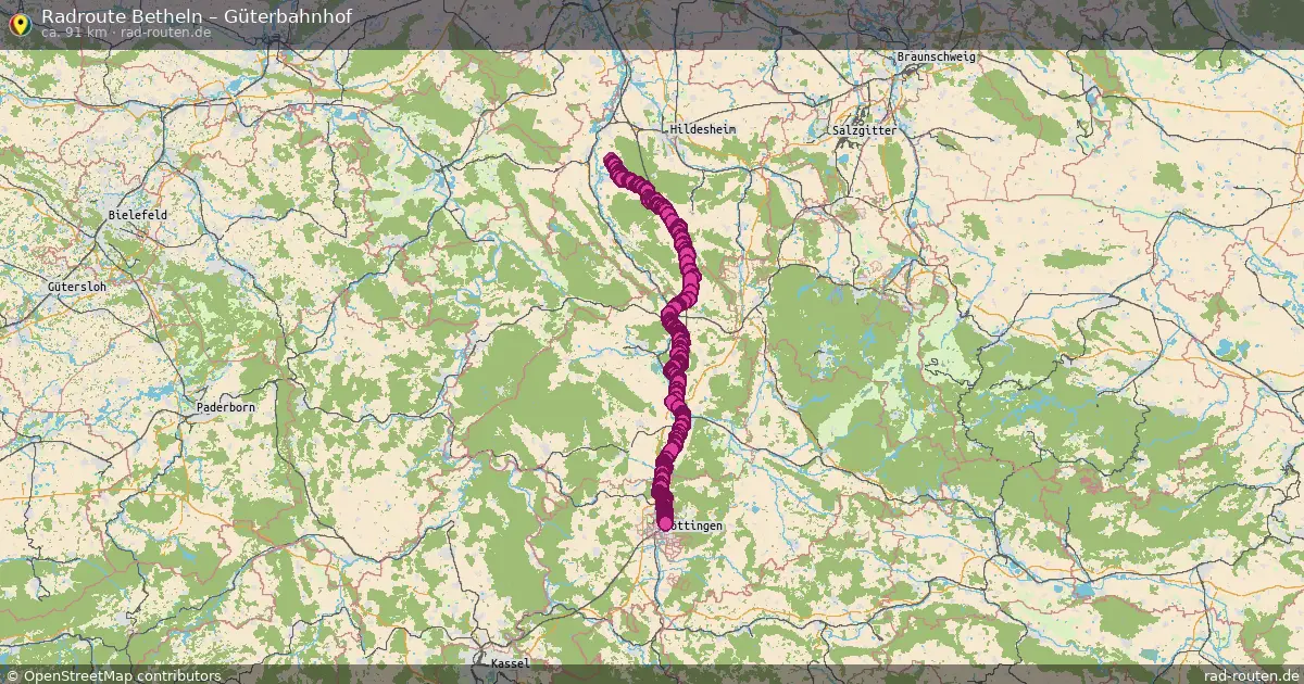 Radtour Betheln – Güterbahnhof