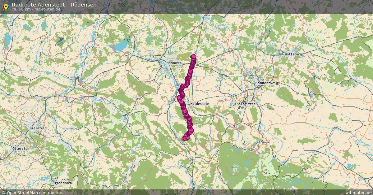 Fahrradroute Adenstedt – Rödensen