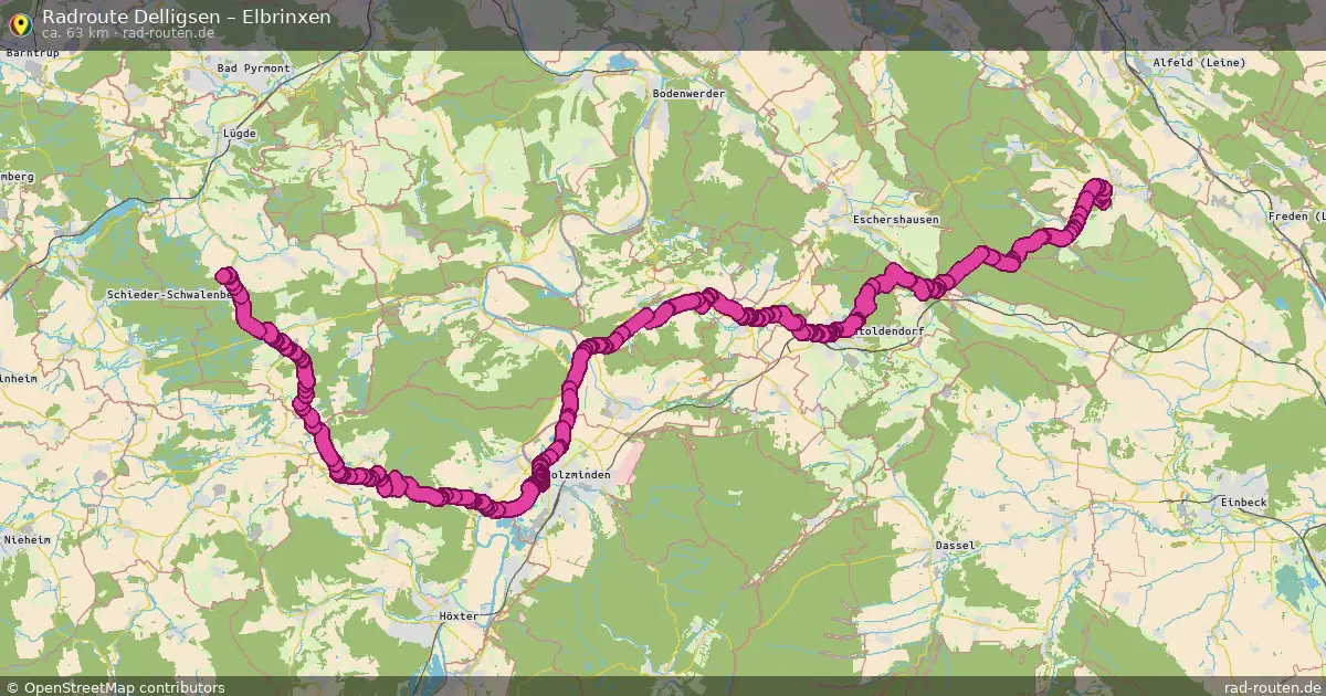 Fahrradroute Delligsen – Elbrinxen
